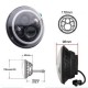 7 Inch CREE LED Headlights Amber Halo DRL suitable for Jeep Wrangler JK TJ LJ Land Rover Defender Mercedes W463 Black