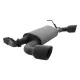 Complete Exhaust System Axle-Back suitable for Jeep Wrangler Rubicon JK (2007-2017) Double Exhaust Evacuation