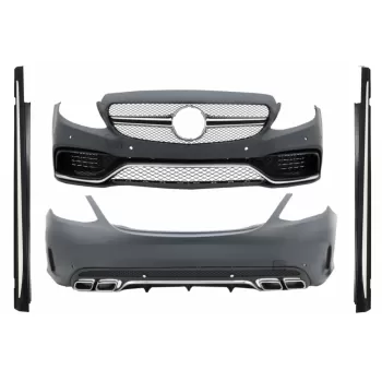 Body Kit suitable for Mercedes C-Class W205 Sedan (2014-2018) C63 Design
