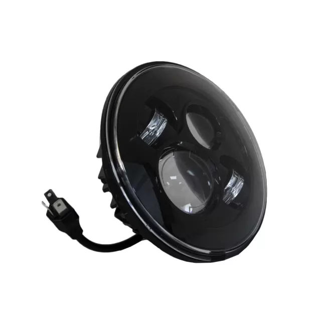 7 Inch CREE LED Headlights suitable for Jeep Wrangler JK TJ LJ Land Rover Defender Mercedes W463 Black