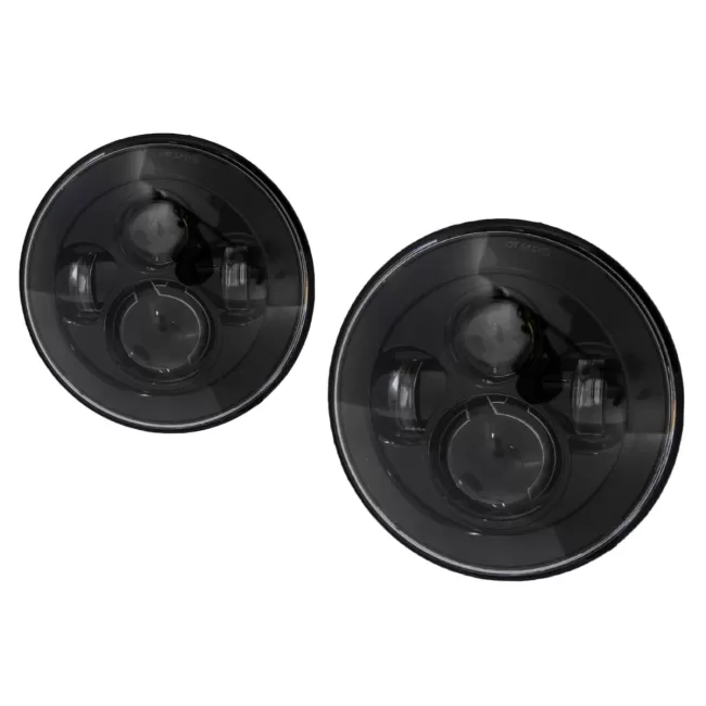 7 Inch CREE LED Headlights suitable for Jeep Wrangler JK TJ LJ Land Rover Defender Mercedes W463 Black