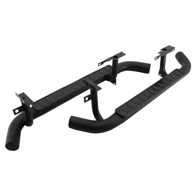 Running Boards Side Steps Suitable for Land Rover Defender 90 (1990-2016) Black Edition