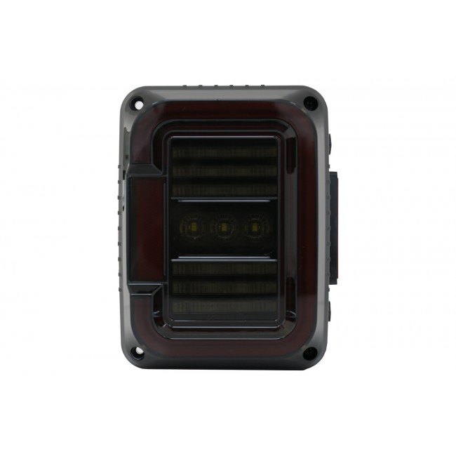 Full LED Taillights suitable for Jeep Wrangler JK (2007-2017) Smoke