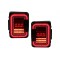 Full LED Taillights suitable for Jeep Wrangler JK (2007-2017) Smoke