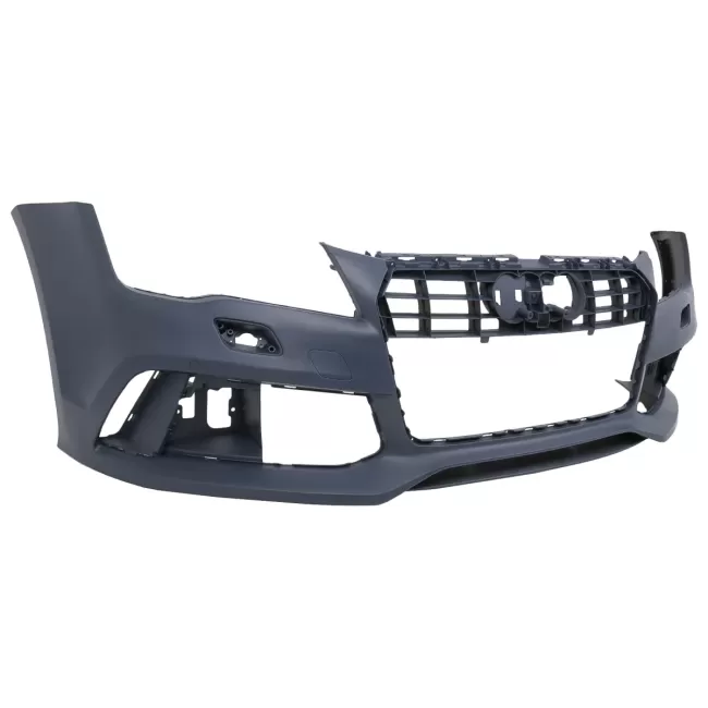 Front Bumper With Central Grille suitable for Audi A7 4G Pre-Facelift (2010-2014) RS7 Design