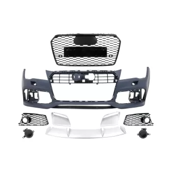 Front Bumper With Central Grille suitable for Audi A7 4G Pre-Facelift (2010-2014) RS7 Design