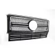 Front Grille Suitable for Mercedes G-Class W463 (1990-2018) G65 Design Piano Black Chrome Frame