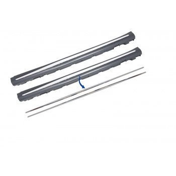 Chrome Parts Trim Strips Side Skirts suitable for Mercedes S-Class W222 (2013-2020) S65 S63 Design
