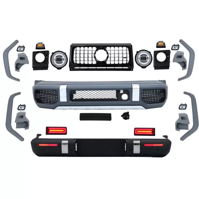 Complete Conversion Body Kit suitable for Mercedes G-Class W463 (2008-2017) 2018 G63 Design