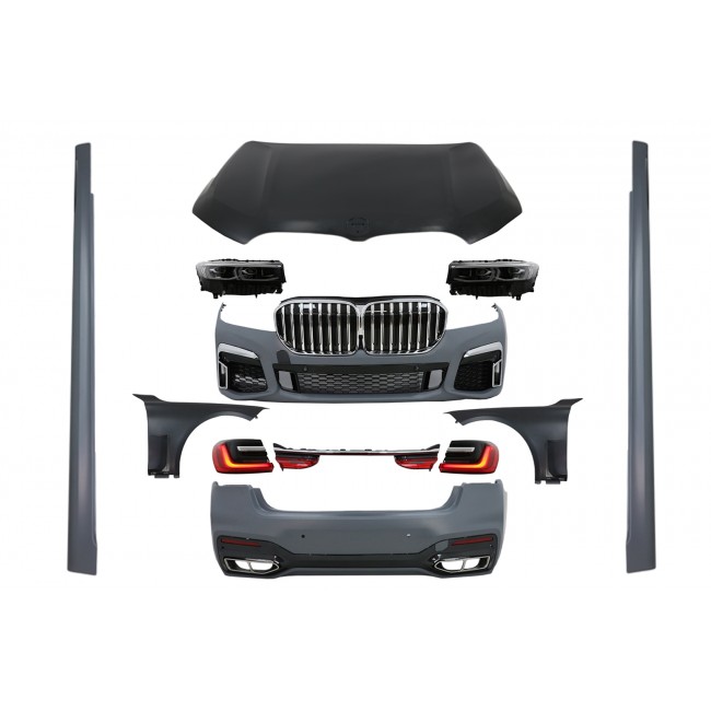 Body Kit suitable for BMW 7 Series G12 (2015-2019) Conversion to G12 LCI 2020 Design