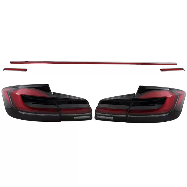 LED Taillights suitable for BMW 5 Series F10 (2011-2017) with Dynamic Sequential Turning Light Upgrade to LCI G30 Design