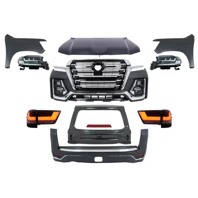 Conversion Body Kit suitable for Toyota Land Cruiser FJ200 Retrofit Assembly (2008-2015) to 2022 Design