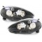 Headlights suitable for Fiat Grande Punto (09.2005-2008) Angel Eyes 2 Halo Rims Black