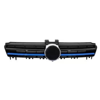 Central Grille suitable for VW Golf 7 VII (2012-2017) R-Line GTE Design Blue Insertions
