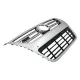 Front Grille suitable for VW Passat 3C (2007-2010) Silver Aluminium Look