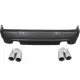 Rear Bumper suitable for BMW 5 Series E39 (1995-2003) Double Outlet M5 Design with PDC and Exhaust Muffler Tips