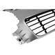 Front Grille suitable for VW Golf 5 V (2003-2007) R32 Design Brushed Aluminium