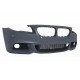Front Bumper suitable for BMW 5 Series F10 F11 (2010-2014)  M-Technik Design with Kidney Grilles Double Stripe M Design Piano Black