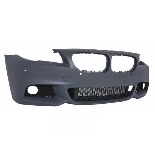 Front Bumper with Side Skirts suitable for BMW F10 F11 5 Series (2011-2014) M-Technik Design Without Fog Lamps