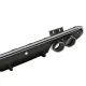 Rear Bumper Spoiler Valance Diffuser Double Outlet suitable for Audi Q5 8R Facelift (2013-2016) S-Line Bumper