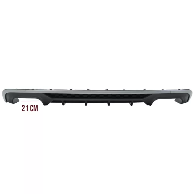 Rear Bumper Valance Diffuser suitable for Audi A3 8V Facelift Hatchback Sportback (2016-2019) Standard Bumper (SE) S3 Design