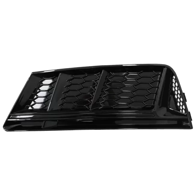 Bumper Lower Grille Covers Side Grilles suitable for Audi A4 B9 Sedan Avant (2016-2018) RS4 Design Black Edition