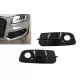 Fog Lamp Covers Side Grilles suitable for Audi Q5 SUV 8R Facelift (2012-2016) Full Black RS Design