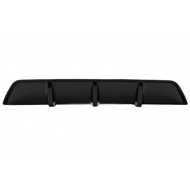 Aero Body Kit Front Bumper Lip and Air Diffuser suitable for BMW X6 F16 LCI (2015-2019) M Technik Sport Piano Black