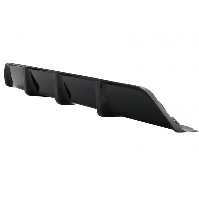 Aero Body Kit Front Bumper Lip and Air Diffuser suitable for BMW X6 F16 LCI (2015-2019) M Technik Sport Piano Black