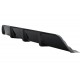 Aero Body Kit Front Bumper Lip and Air Diffuser suitable for BMW X6 F16 LCI (2015-2019) M Technik Sport Piano Black
