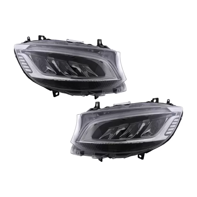 LED Headlights suitable for Mercedes Sprinter W907 W910 (2019-2023) Black
