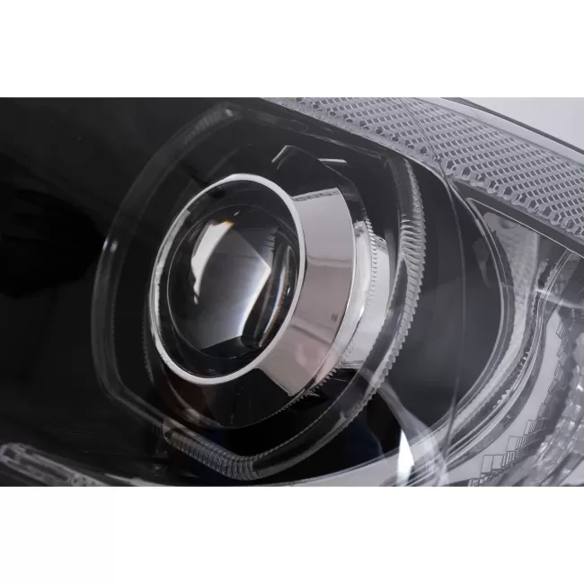 Angel Eyes Headlights suitable for BMW 3 Series E90 E91 (03.2005-2011) Black