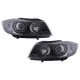 Angel Eyes Headlights suitable for BMW 3 Series E90 E91 (03.2005-2011) Black