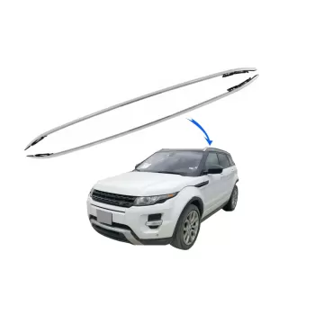 Decorative Roof Rails suitable for Land Range Rover Evoque L538 (2011-2018) Glossy Aluminium Panoramic Roof
