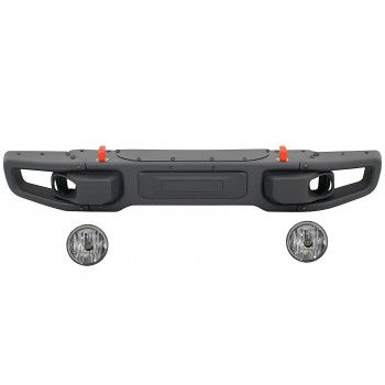 Metal Front Bumper suitable for Jeep Wrangler Rubicon JK (2007-2017) 10th Anniversary Hard Rock Style