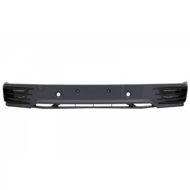 Front Bumper Spoiler with LED DRL Daytime Running Lights suitable for VW Transporter T6 (2015-up) Sportline Design