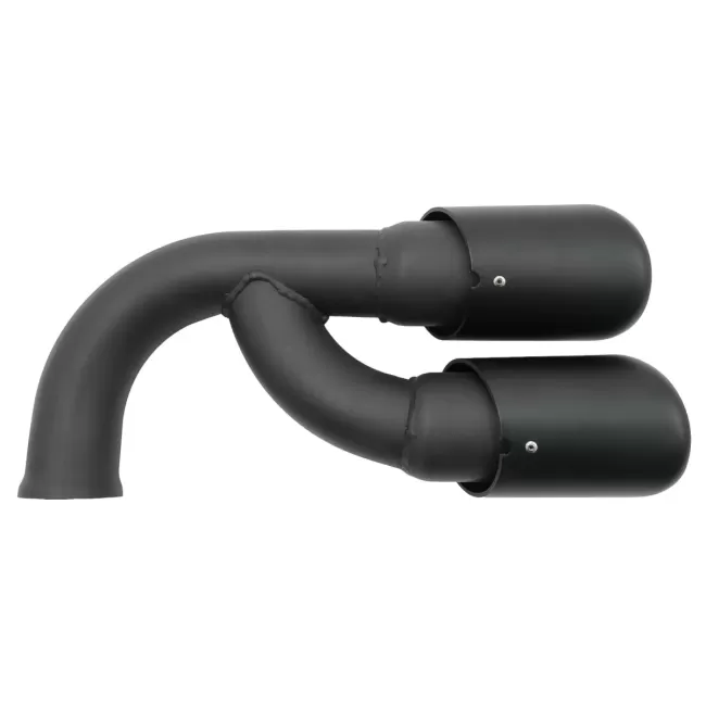 Exhaust Muffler Tips suitable for Porsche Cayenne 92A V6 V8 Diesel (05.2010-09.2014) GTS Design Matte Black