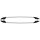 Decorative Roof Rails suitable for Ford Ranger T6 T7 T8 Double Cabin (2012-2020) Silver
