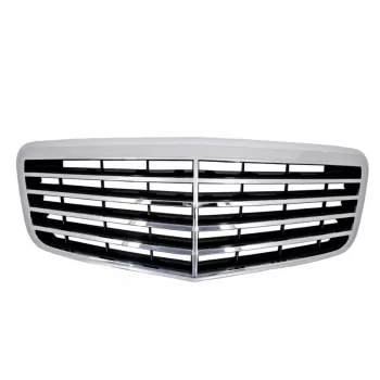 Front Grille suitable for Mercedes E-Class W211 (2006-2009) Facelift Design
