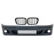 Front Bumper Central Grilles Double Stripe Piano Black suitable for BMW 5 Series E39 (1995-2003) M5 Look