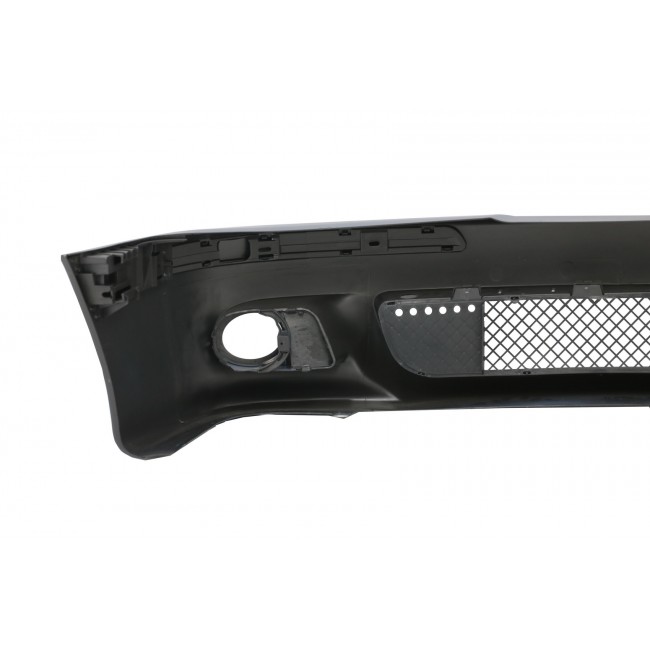 Front Bumper Central Grilles Double Stripe Piano Black suitable for BMW 5 Series E39 (1995-2003) M5 Look