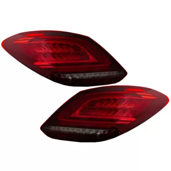Full LED Taillights suitable for Mercedes C-Class W205 Limousine (2014-2018) Facelift Design