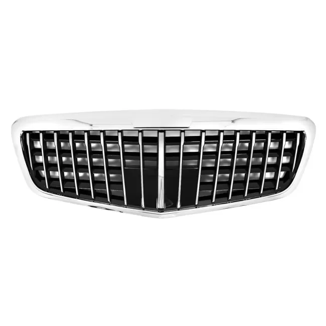 Front Grille suitable for Mercedes S-Class W221 Facelift (2010-2013) Vertical Design