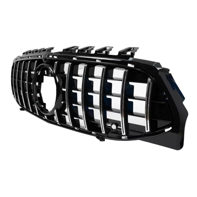 Front Grille suitable for Mercedes CLA X118 C118 (2019-05.2023) Chrome Stripes GT-R Panamericana Design