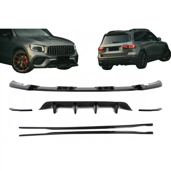 Aero Body Kit suitable for Mercedes GLB X247 (2019-2023) Black