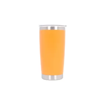 Thermos Stainless Steel SS304 Insulated Mug with Lid Double Wall Orange 20oz 590ml