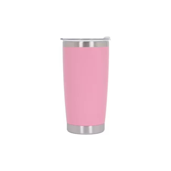 Thermos Stainless Steel SS304 Insulated Mug with Lid Double Wall Pink 20oz 590ml