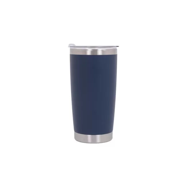 Thermos Stainless Steel SS304 Insulated Mug with Lid Double Wall Blue 20oz 590ml
