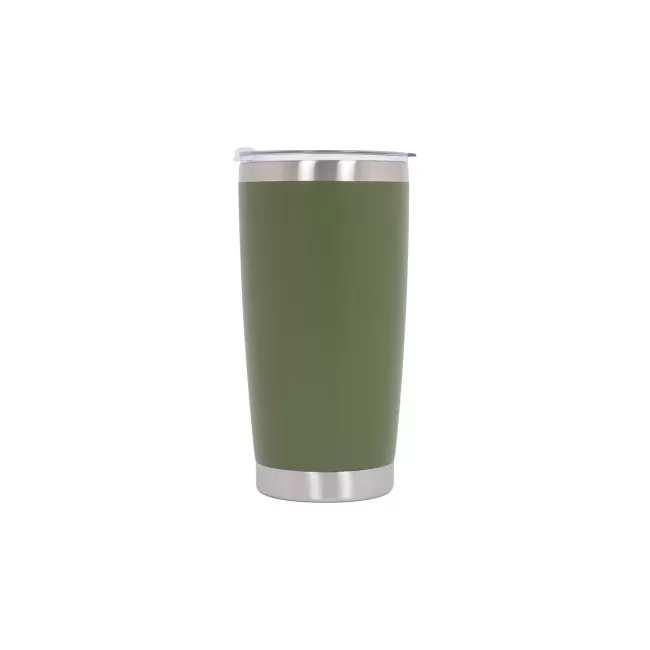 Thermos Stainless Steel SS304 Insulated Mug with Lid Double Wall Green 20oz 590ml