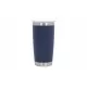Pack 2pcs Thermos Stainless Steel SS304 Insulated Mug with Lid Double Wall Pink Blue 20oz 590ml